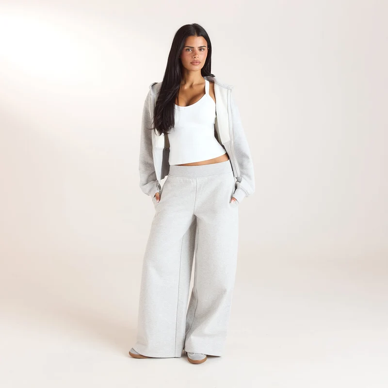 Pantalon de Jogging Droit - Gris