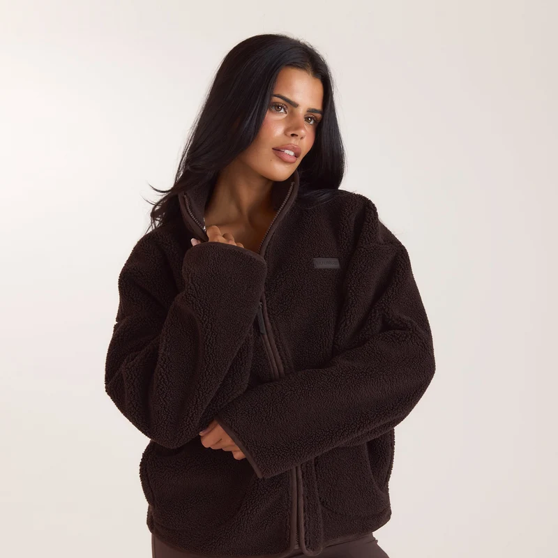 Veste Borg Zippée - Chocolat