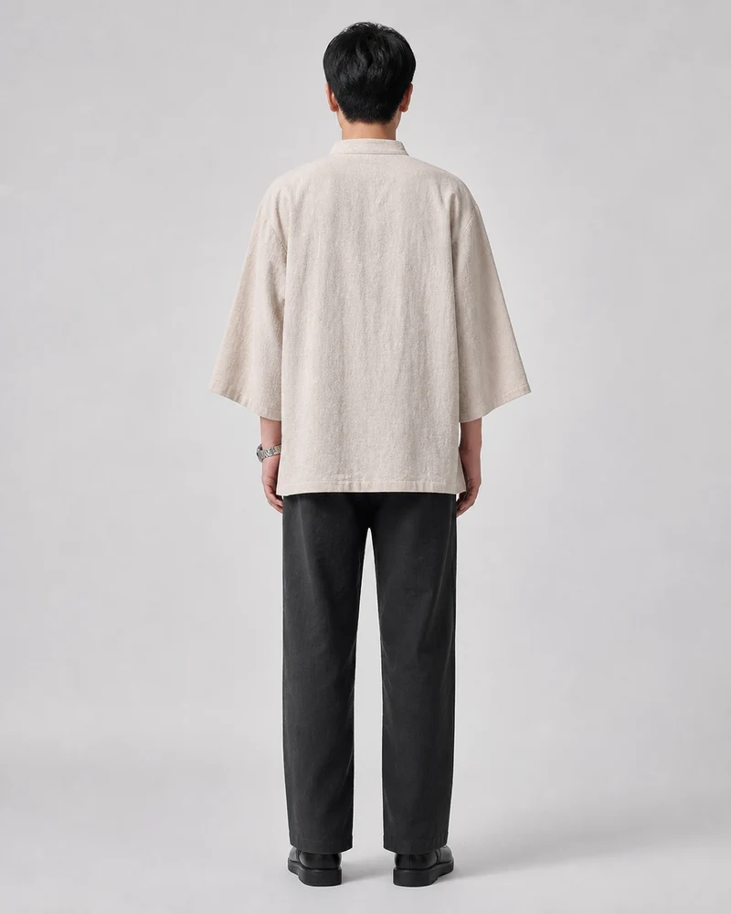 Veste chinoise homme a brandebourgs | Urara