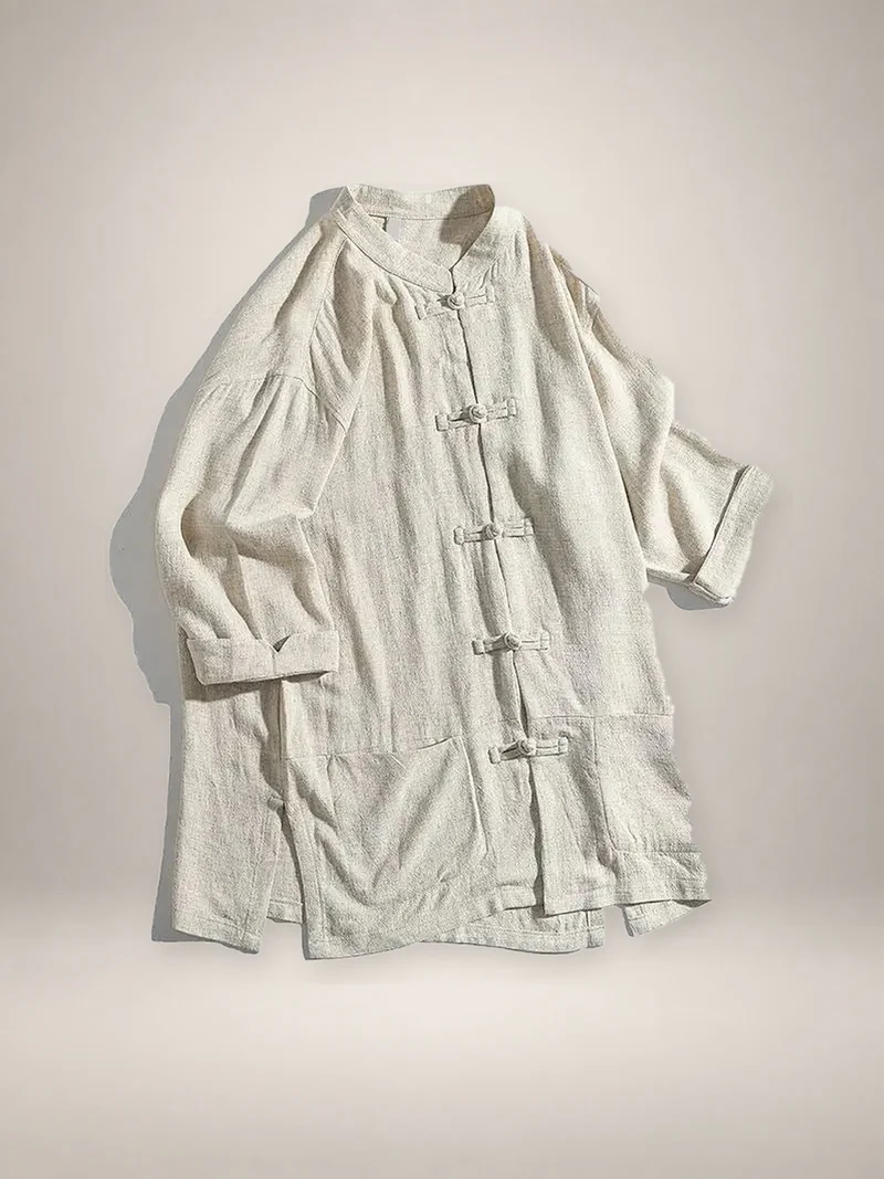 Veste chinoise homme a brandebourgs | Urara