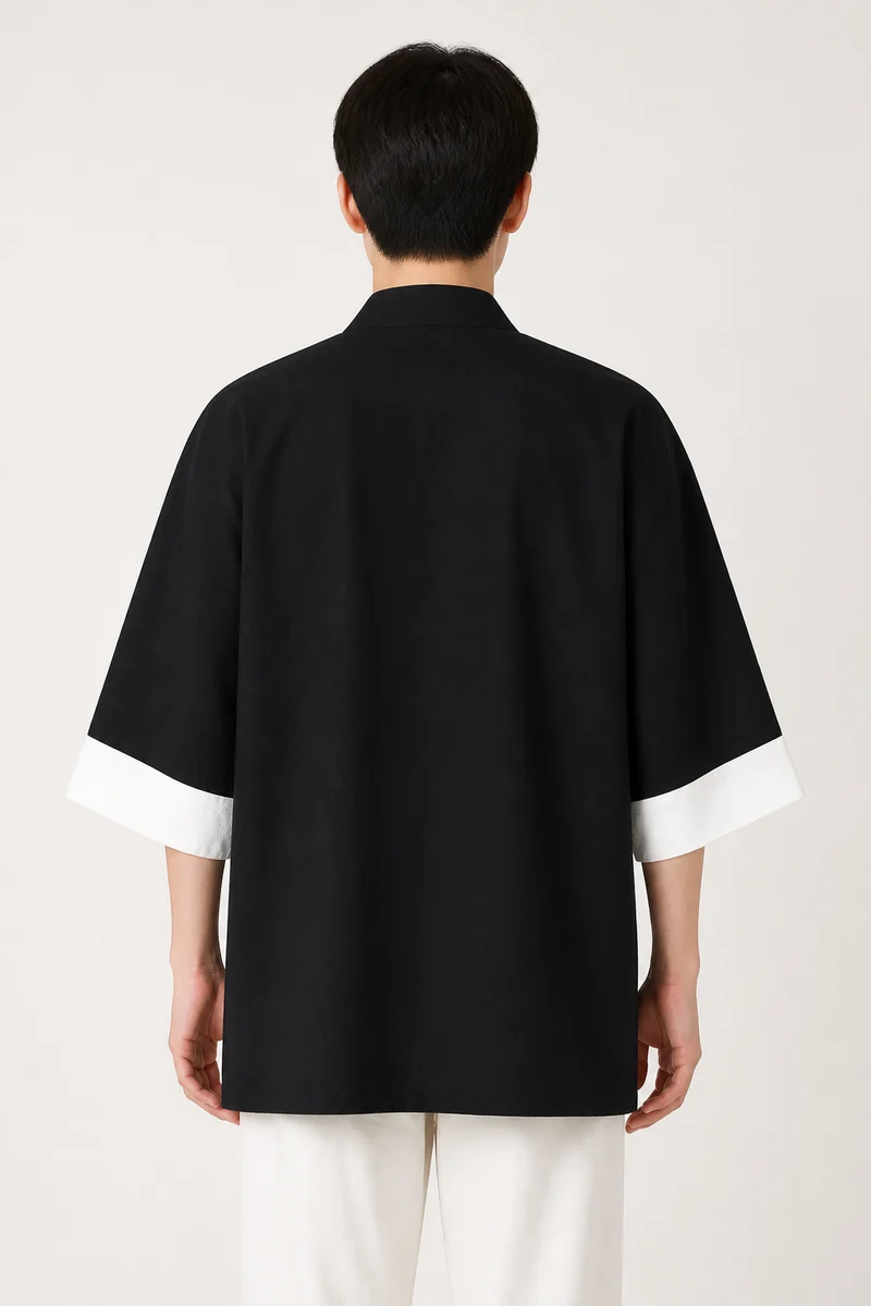 Veste kimono brodée homme | Shizu