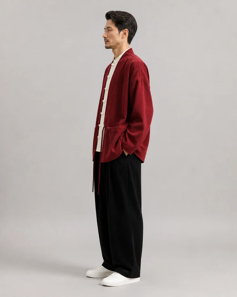 Veste ample à liens homme | Akikaze