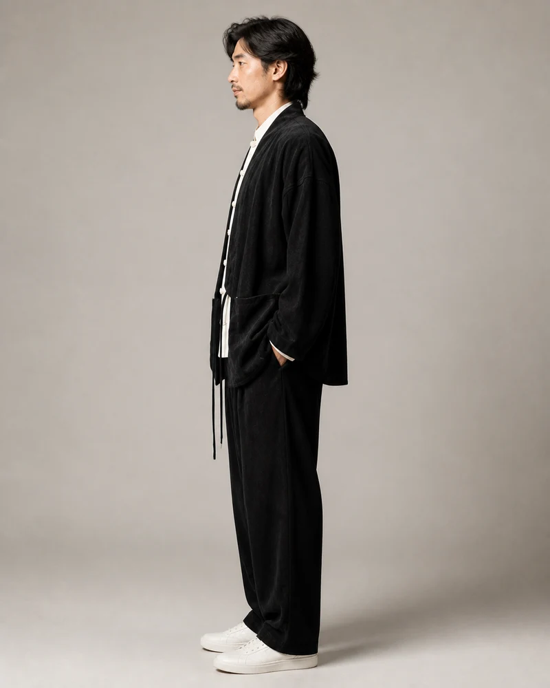 Veste ample à liens homme | Akikaze