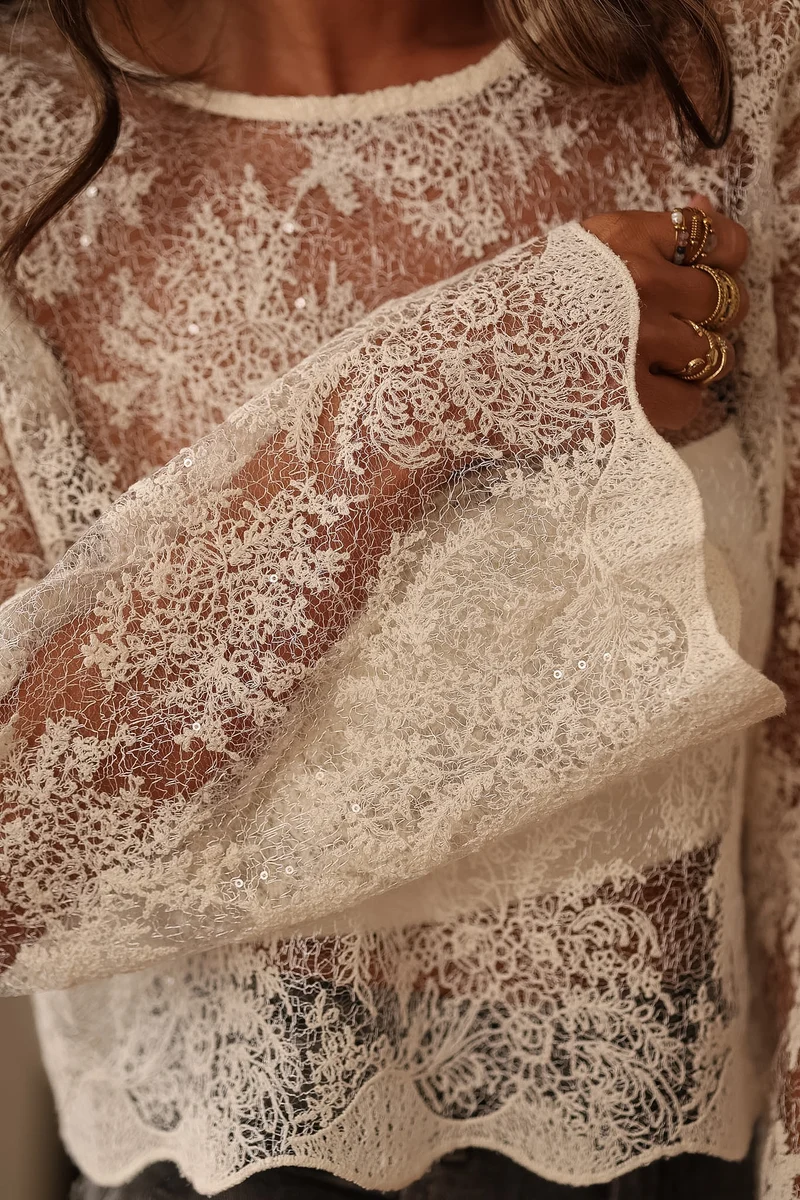 Blouse Drew en dentelle