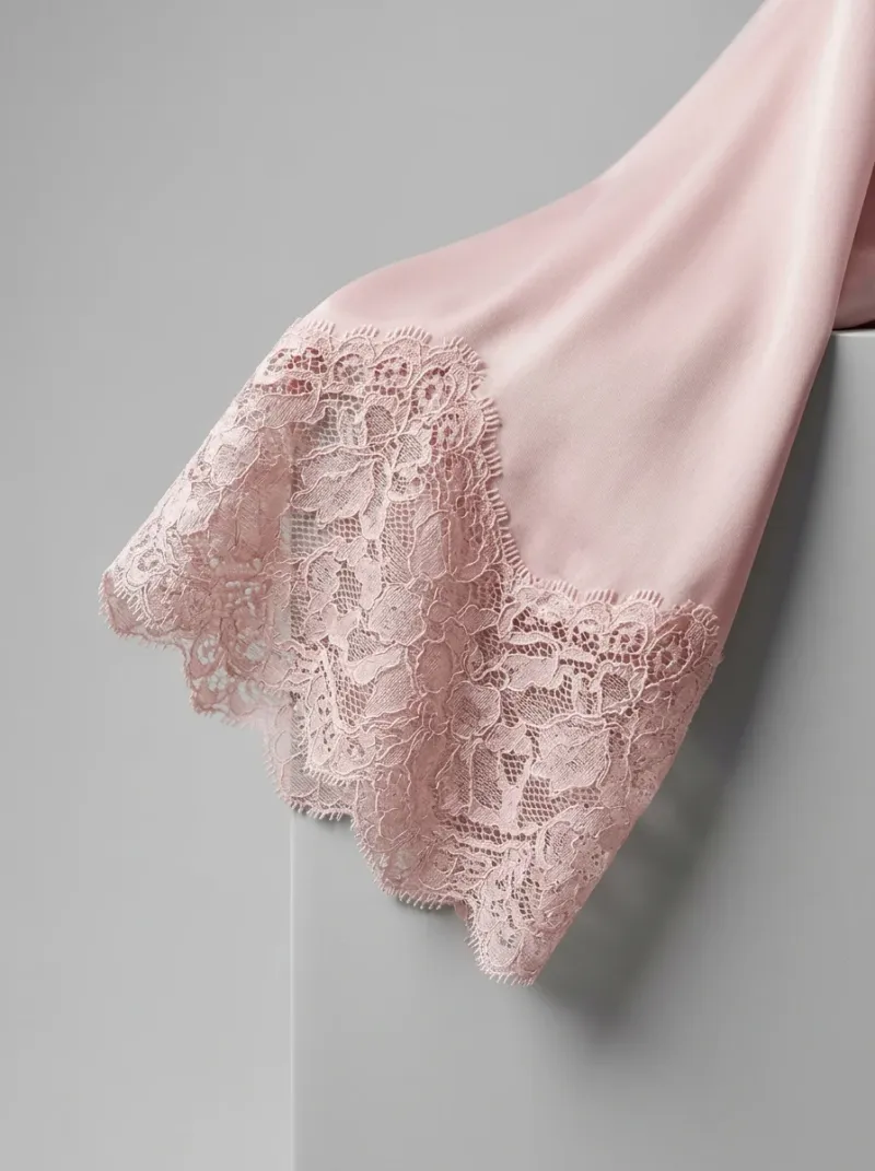 Kimono court coton polyester nuit femme délicat