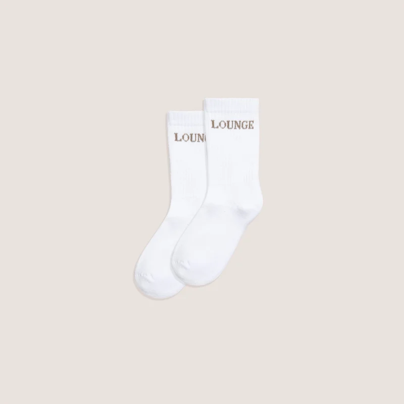 Chaussettes Tennis Classiques (Lot de 2) - Blanc