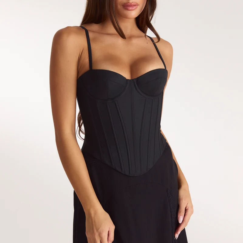Haut Corset Sculptant - Noir