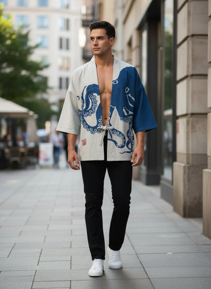 Kimono japonais homme | Ameiro