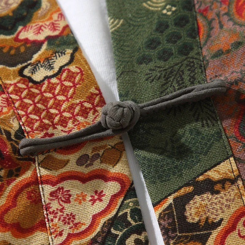 Veste kimono homme patchwork | Kagayaki
