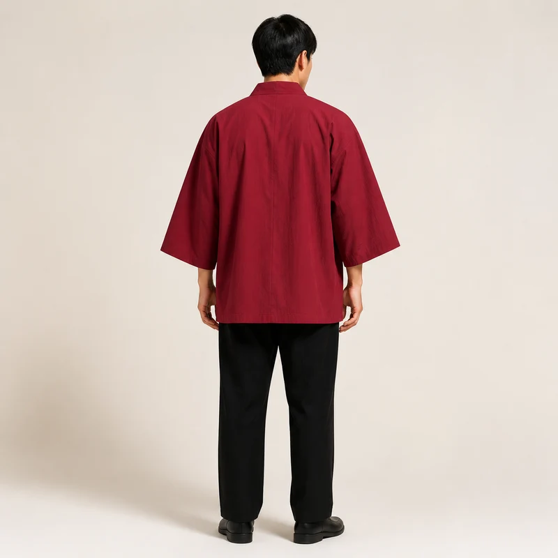 Veste kimono homme a grues | Koharu