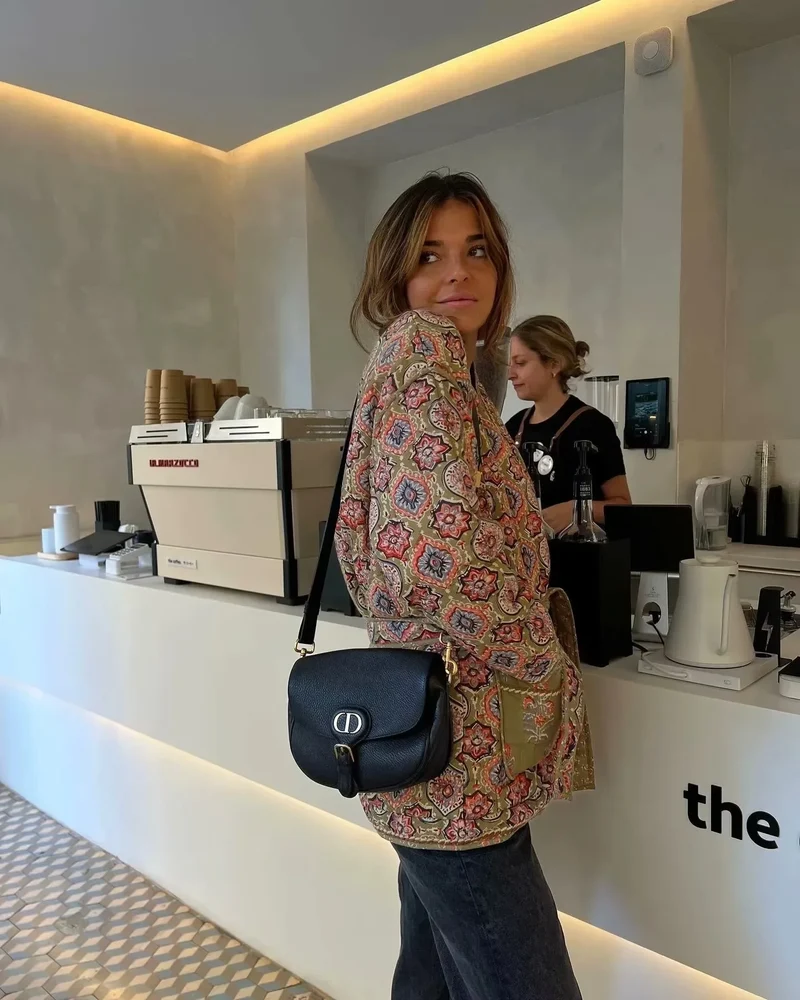 Veste matelassée imprimée femme | Kazahana