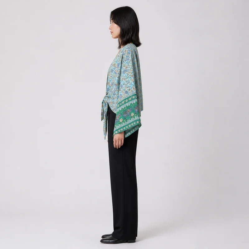 Kimono court cache-cœur femme | Yui