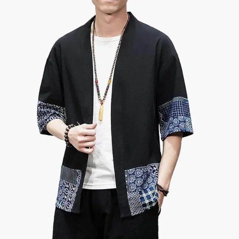 Kimono japonais en lin homme | Misora