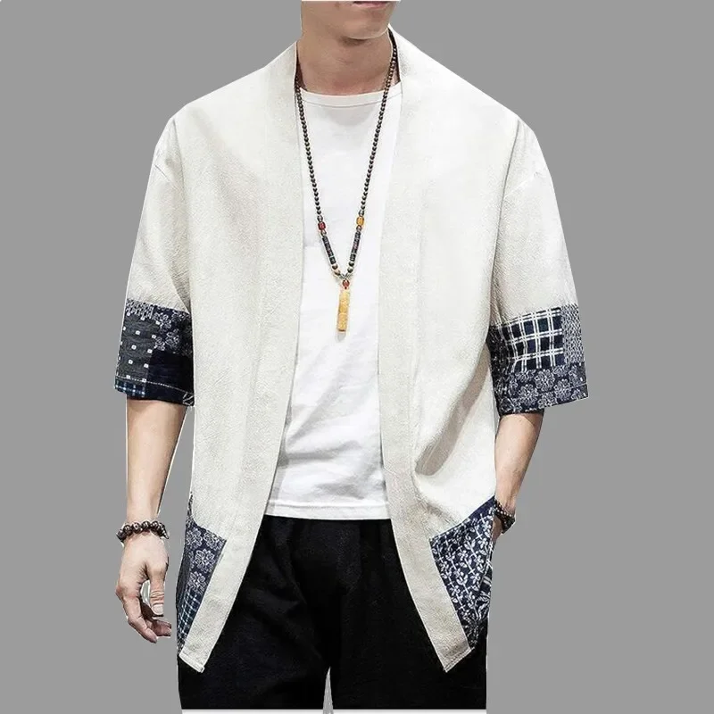 Kimono japonais en lin homme | Misora