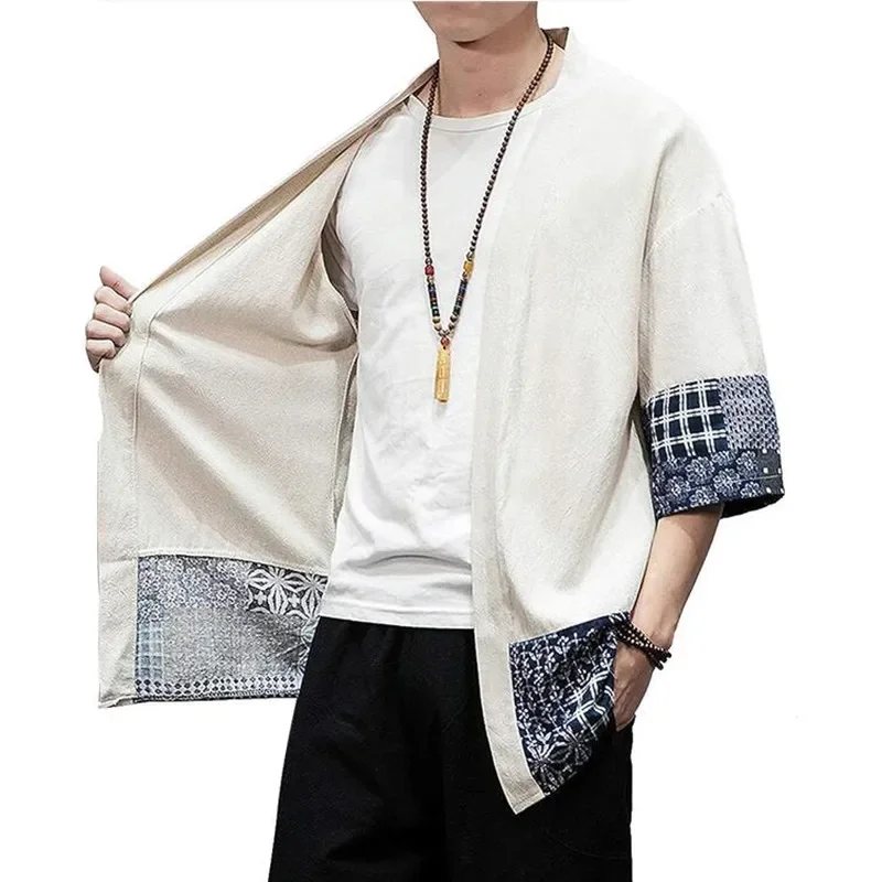 Kimono japonais en lin homme | Misora