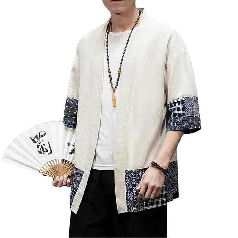 Kimono japonais en lin homme | Misora