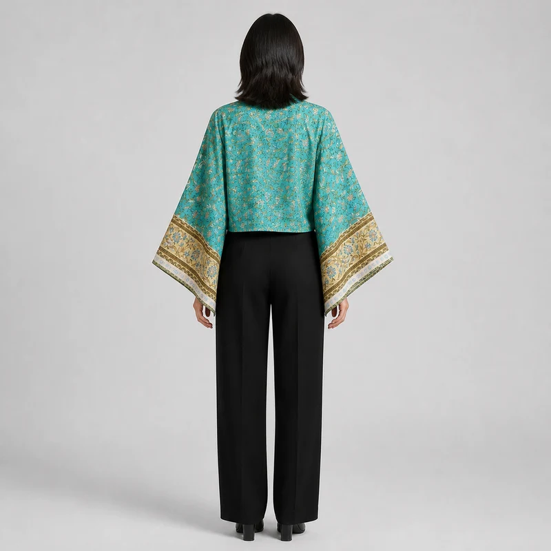 Kimono court cache-cœur femme | Kaito