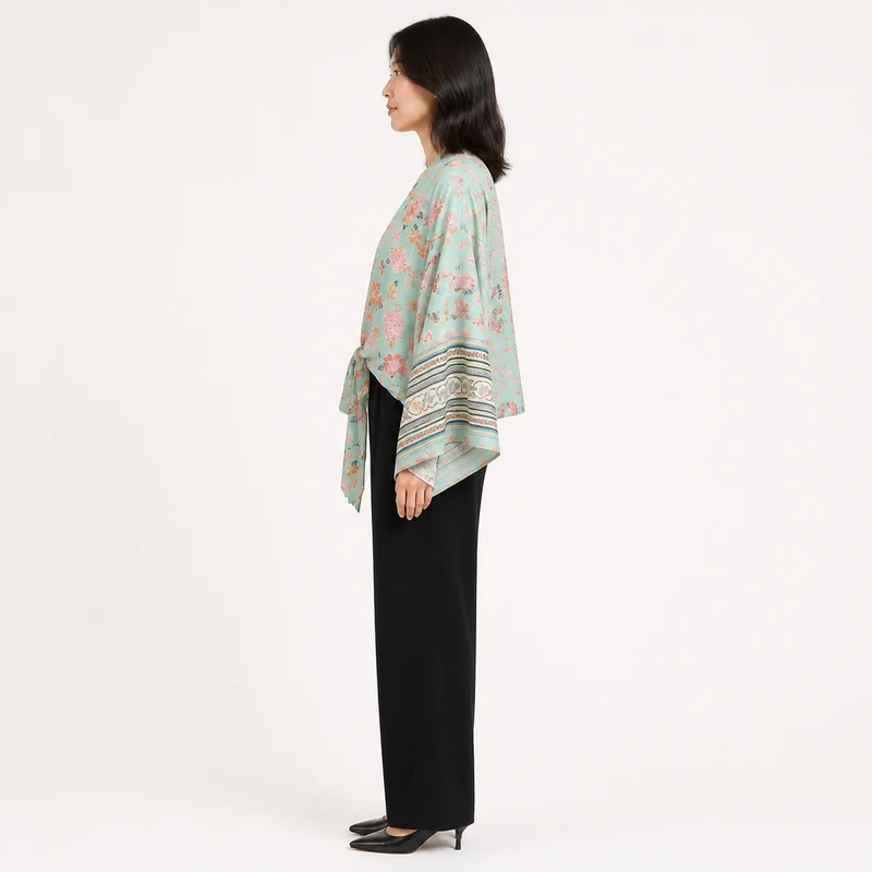 Kimono court cache-cœur femme | Koharu