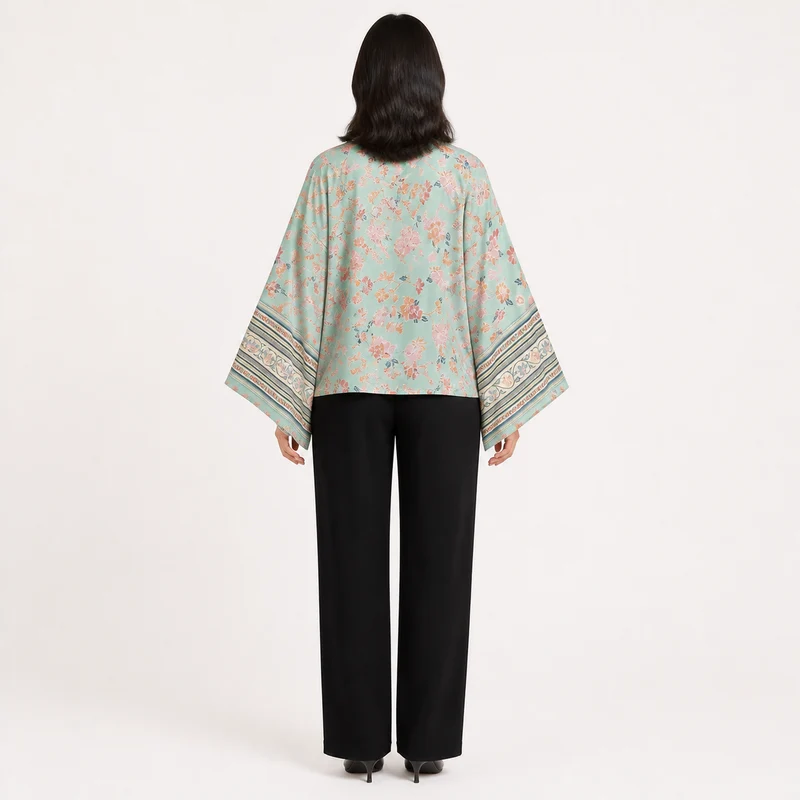 Kimono court cache-cœur femme | Koharu