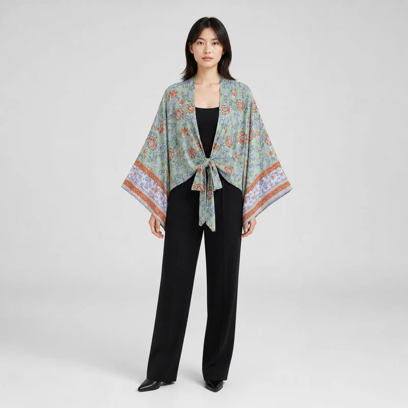 Kimono court cache-cœur femme | Kohana
