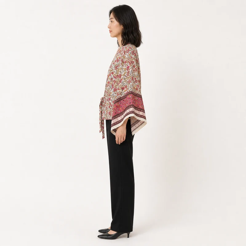 Kimono court cache-cœur femme | Kiri