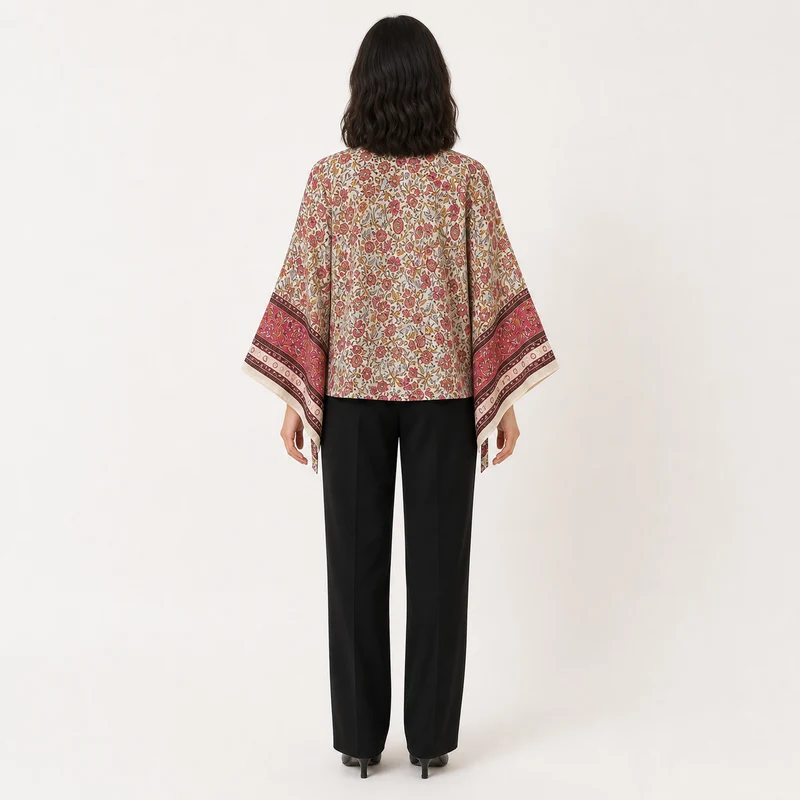 Kimono court cache-cœur femme | Kiri