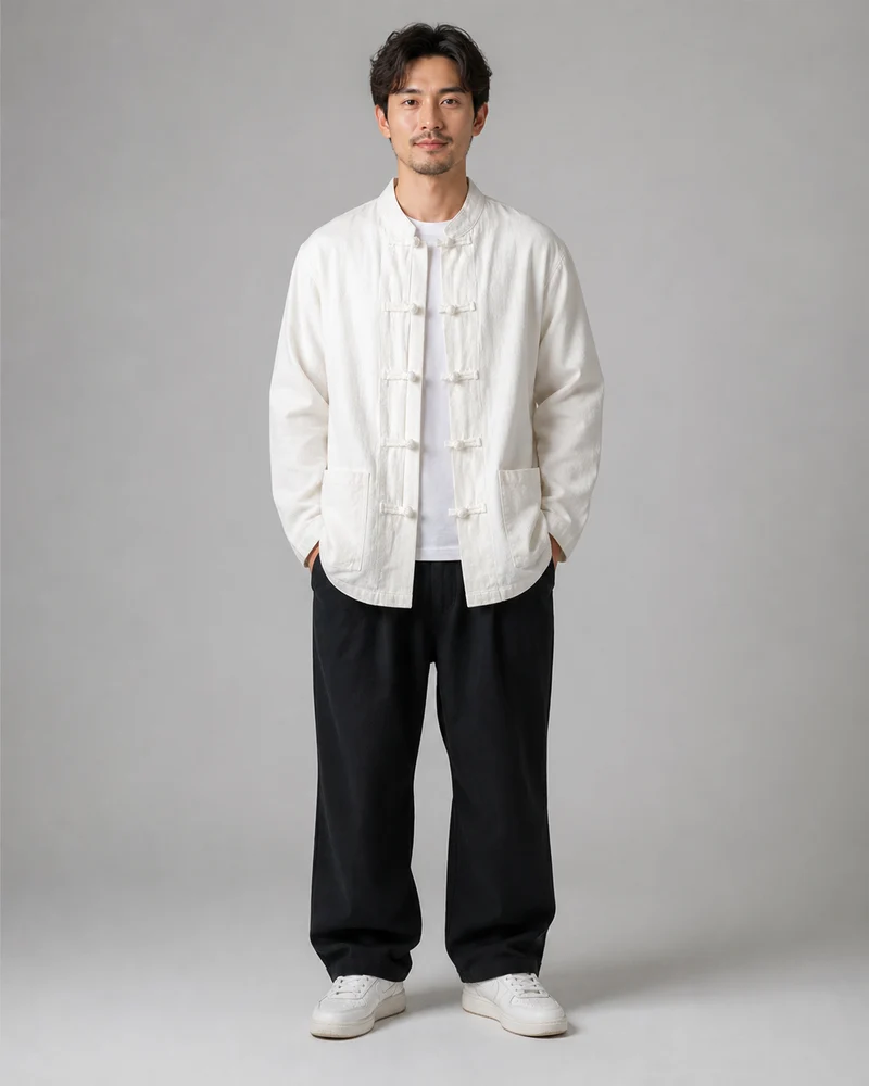 Veste à col mao homme | Ume