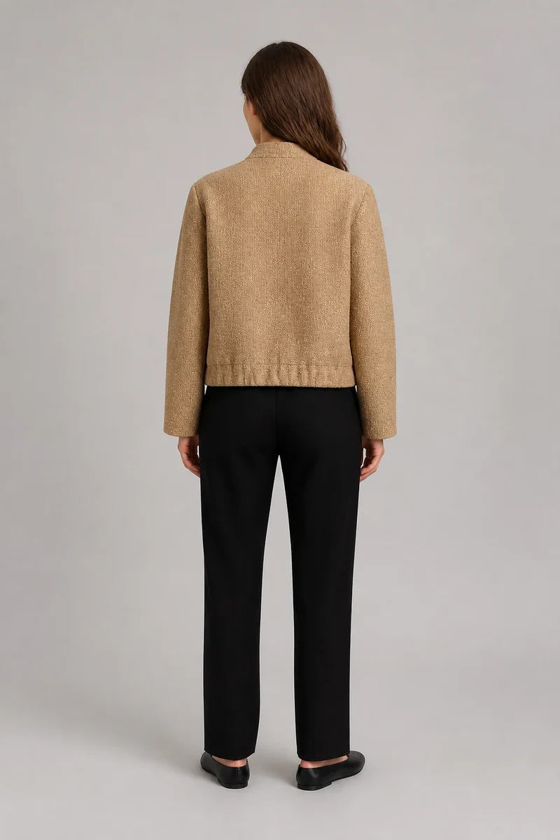 Veste courte texturée femme | Kiku