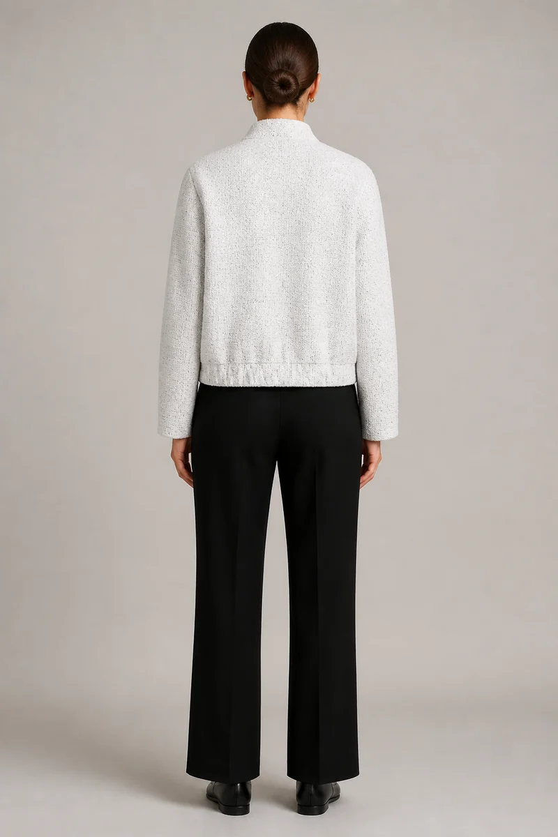 Veste courte texturée femme | Kiku