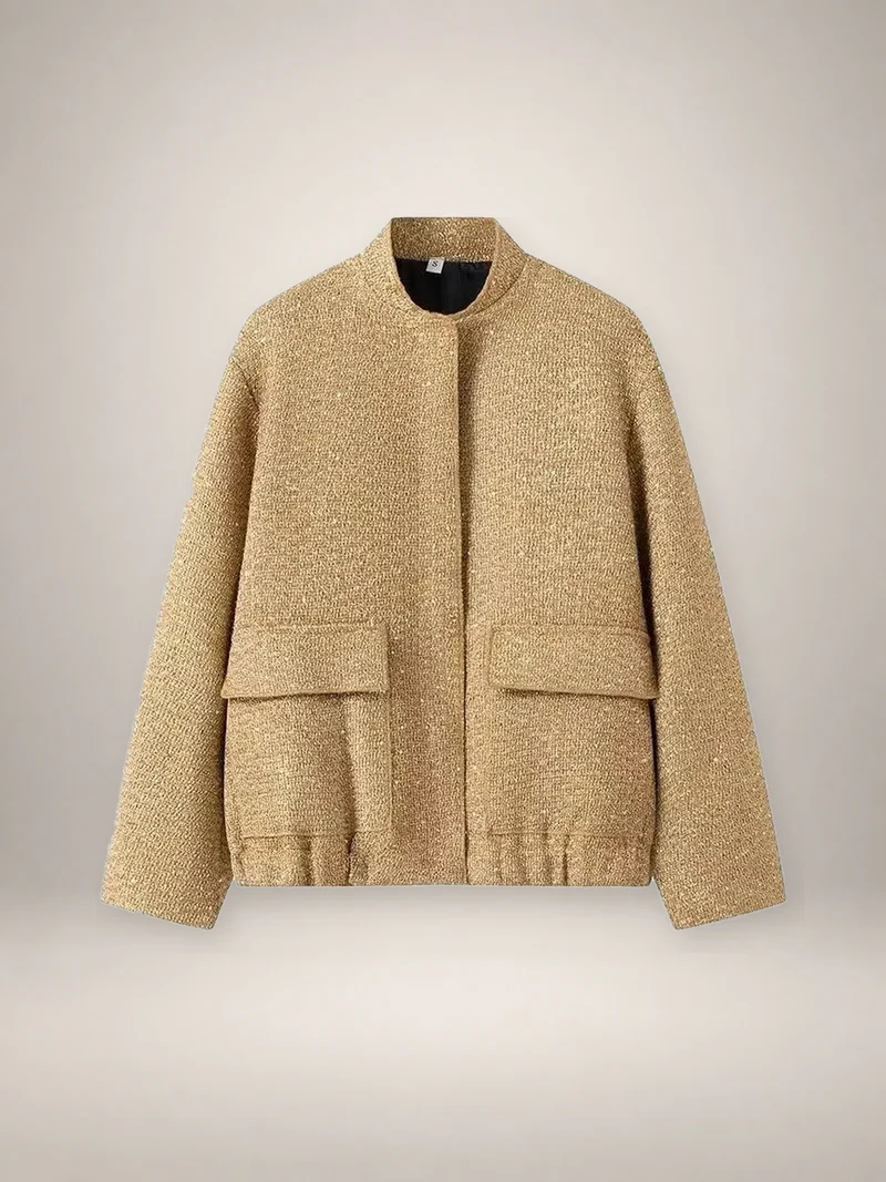 Veste courte texturée femme | Kiku