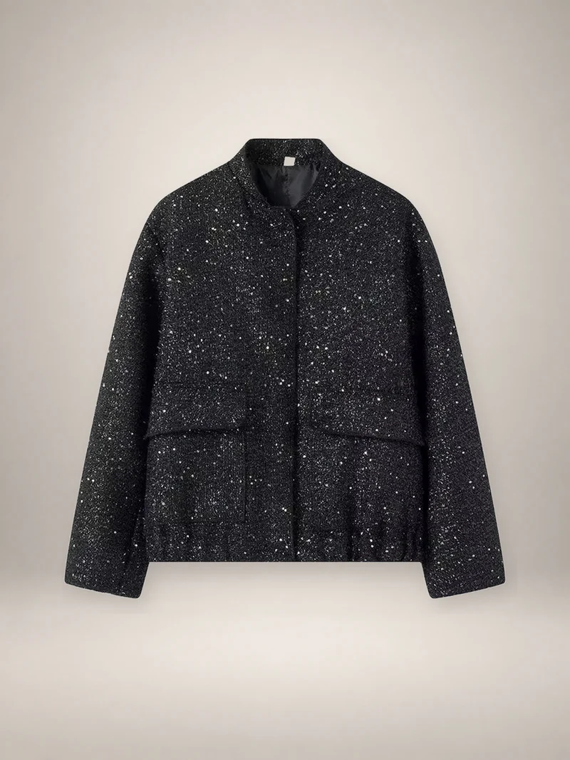 Veste courte texturée femme | Kiku