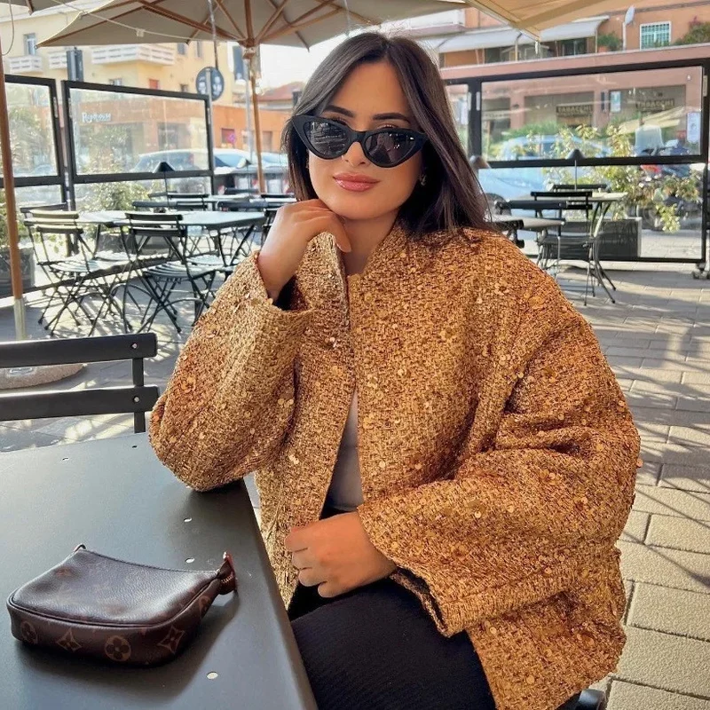 Veste courte texturée femme | Kiku