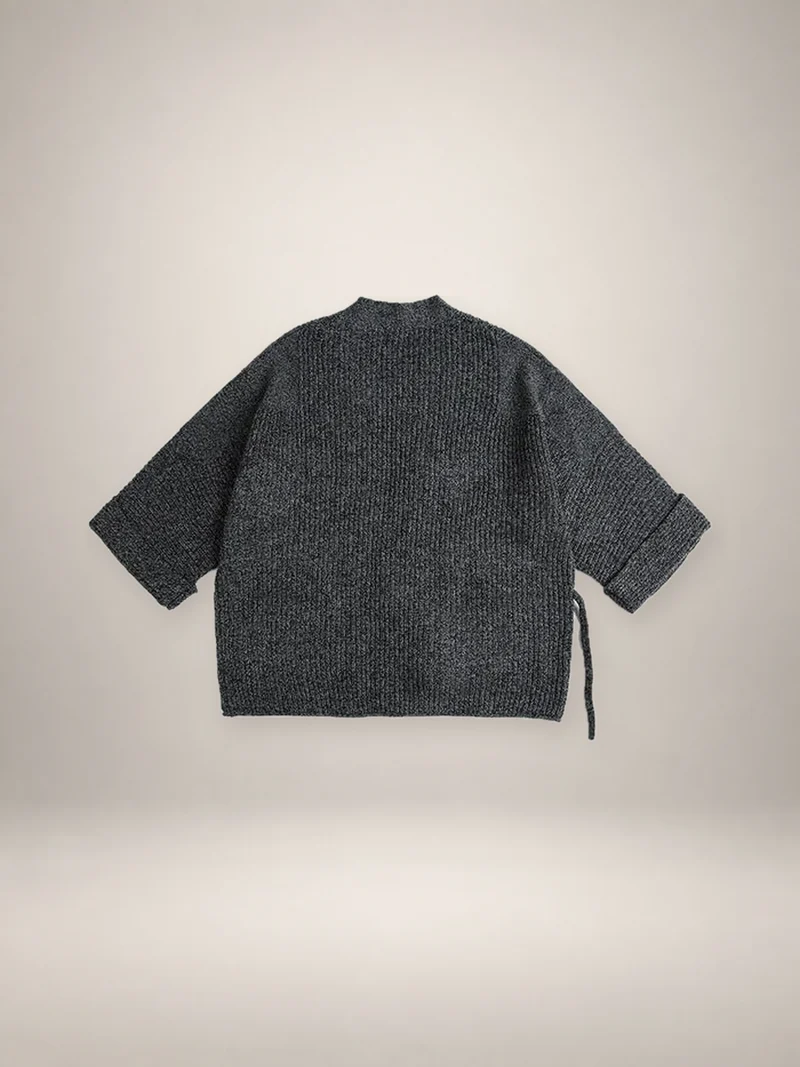 Veste kimono en tricot homme | Kage