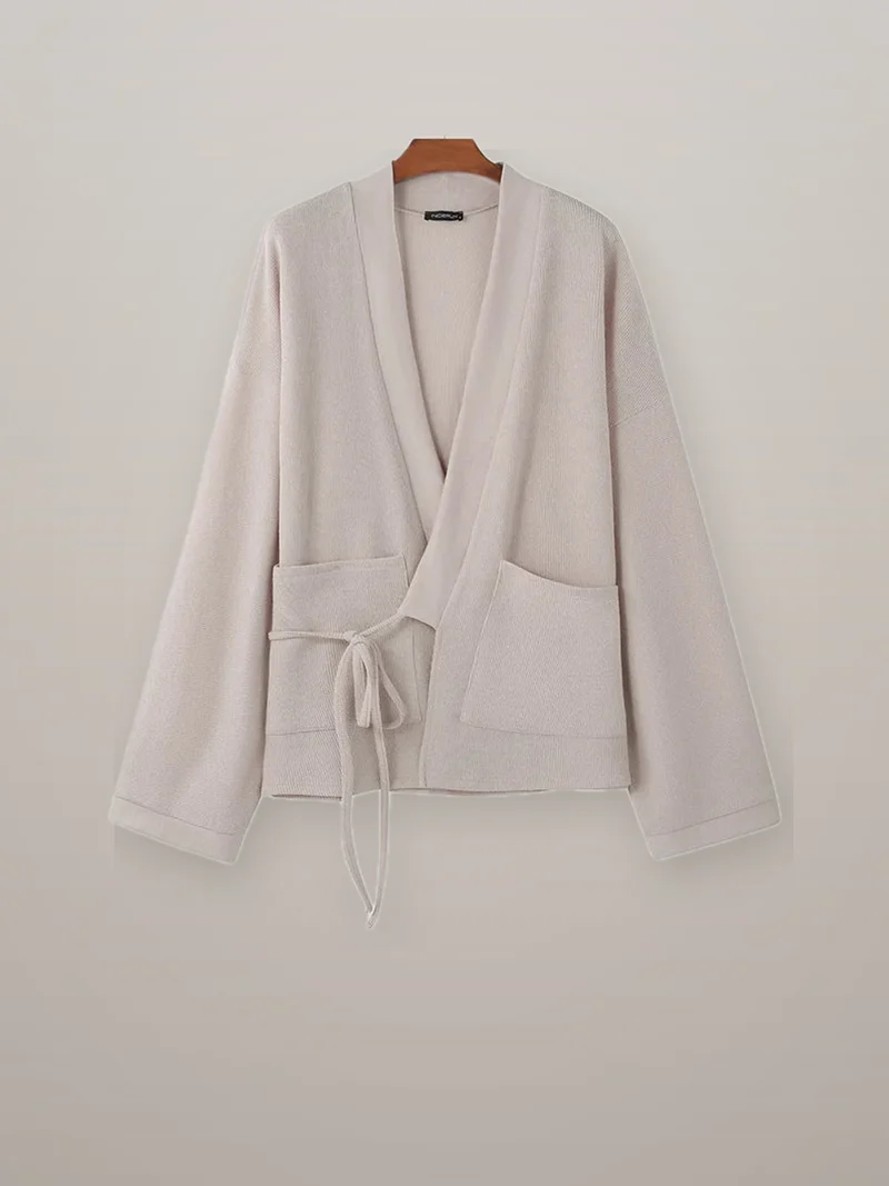 Veste kimono tricotée homme | Shizuku