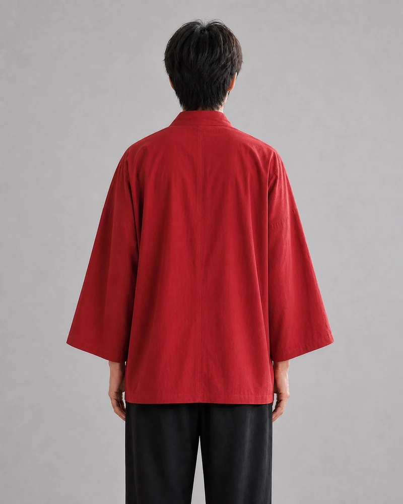 Veste haori homme à grues | Jōhin