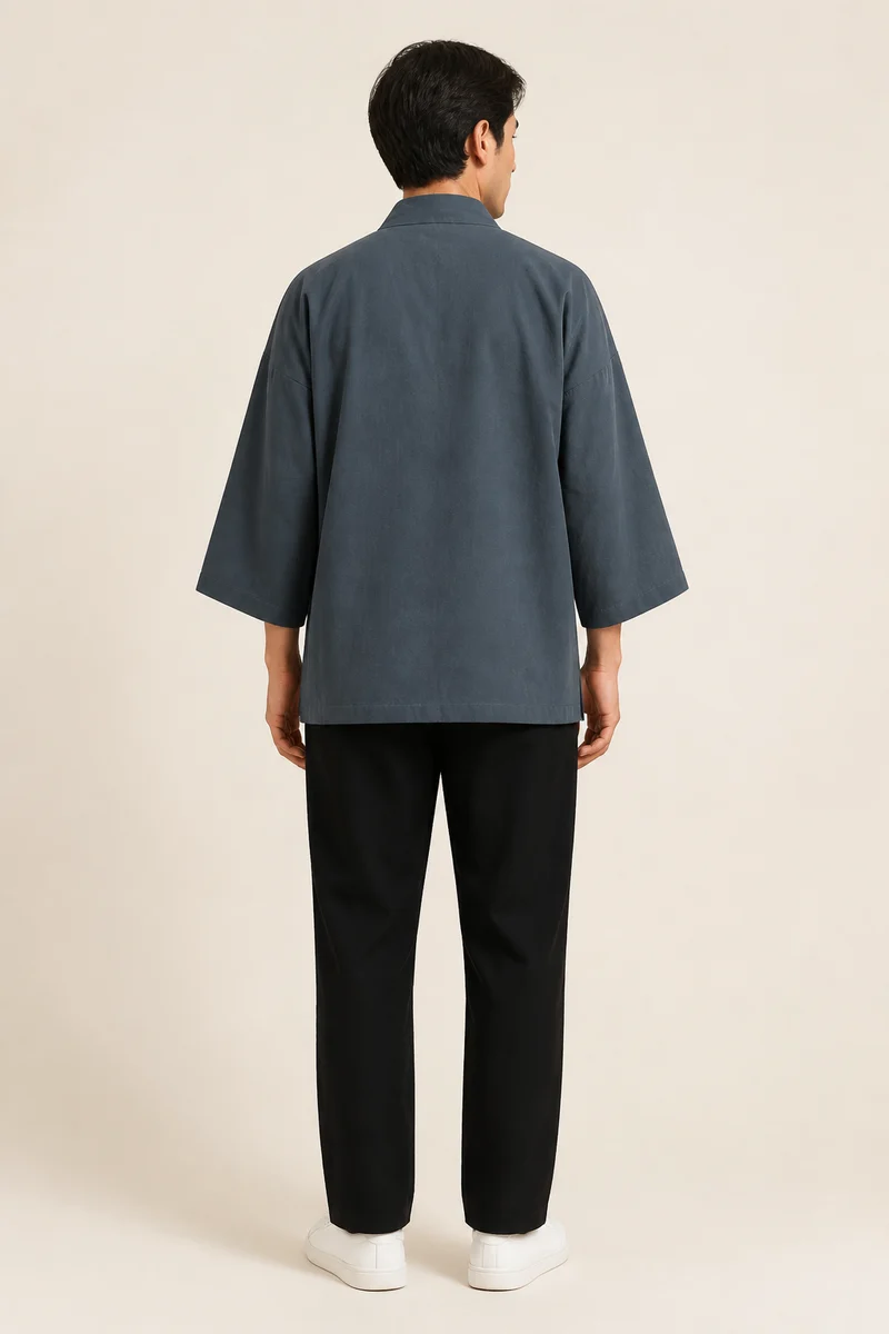 Veste haori homme à grues | Jōhin