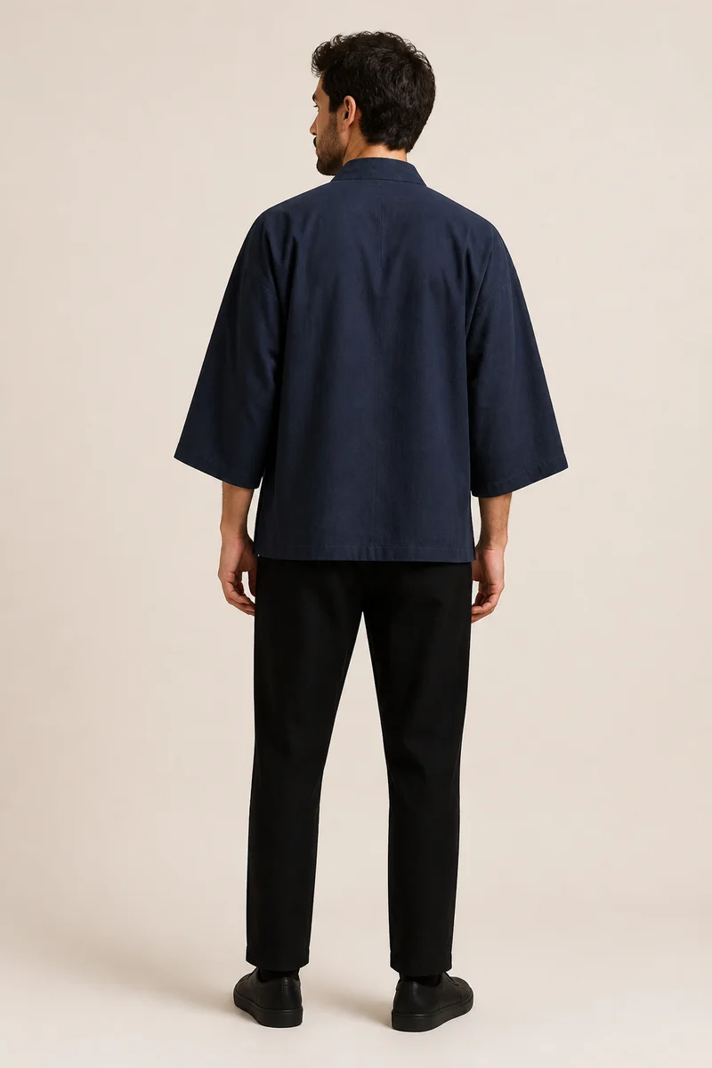 Veste haori homme à grues | Jōhin