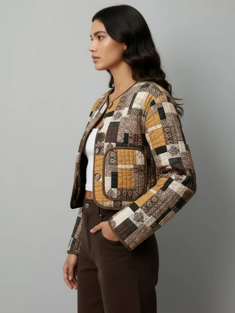 Veste kimono matelassée femme | Yuzuki