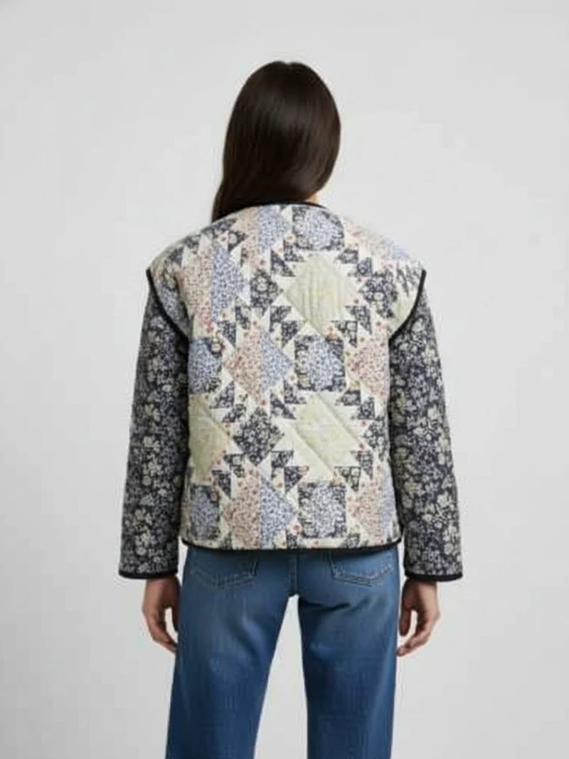 Veste matelassée patchwork femme | Yuki