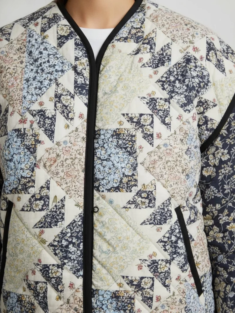 Veste matelassée patchwork femme | Yuki