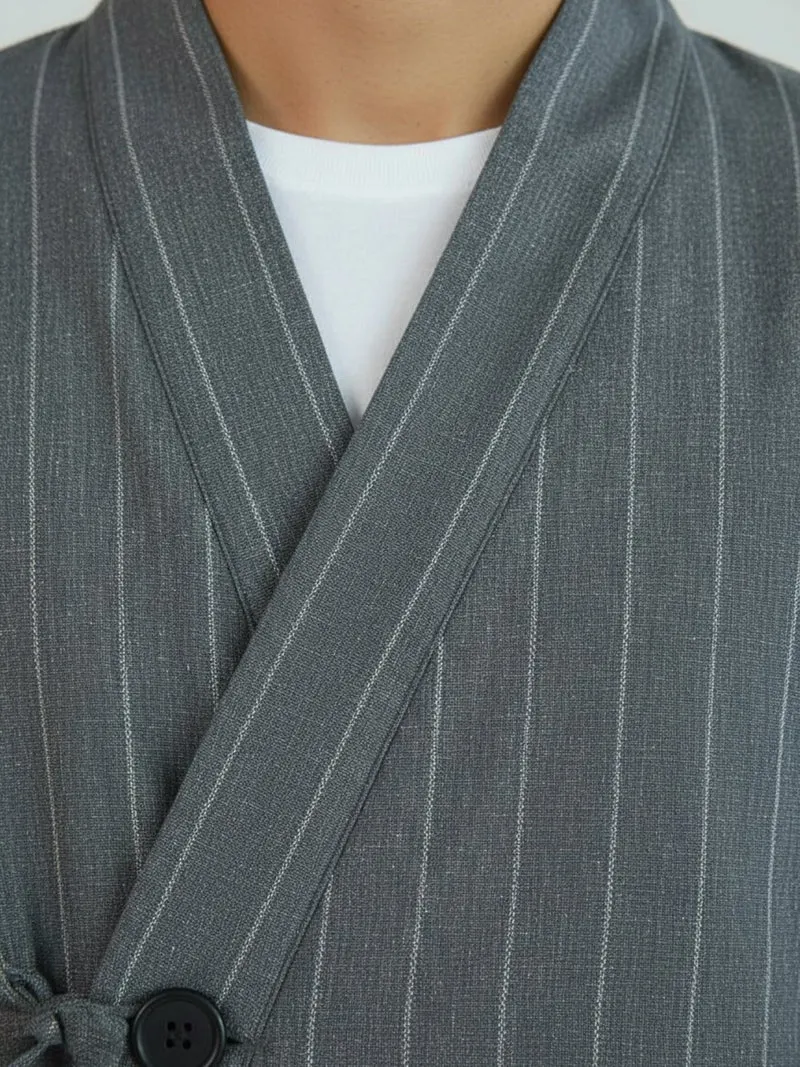 Veste kimono en lin homme | Momiji