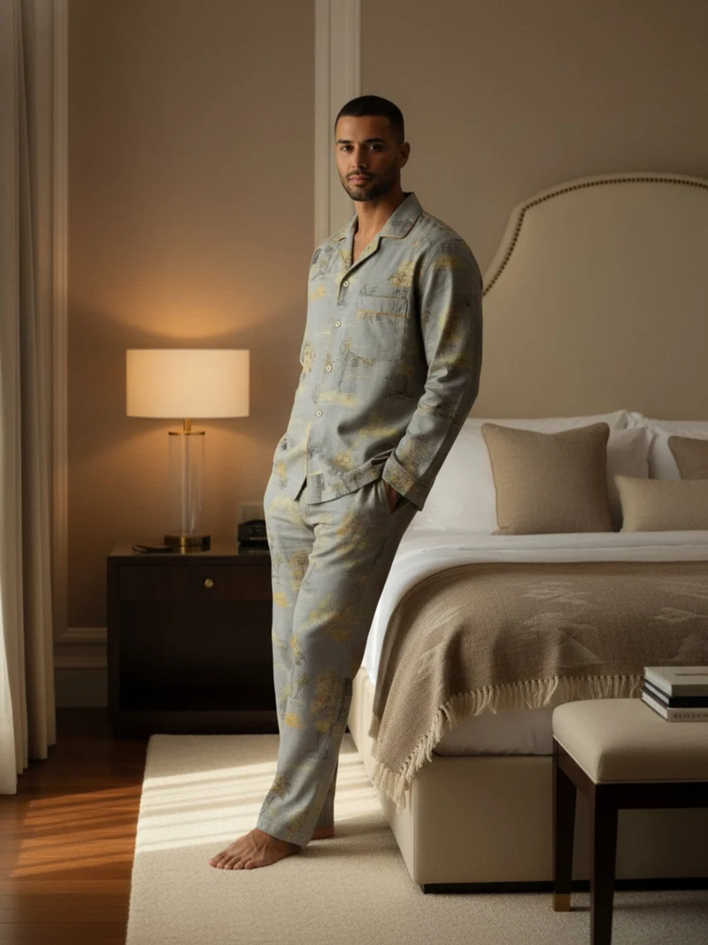 Ensemble kimono pyjama homme | Sayo