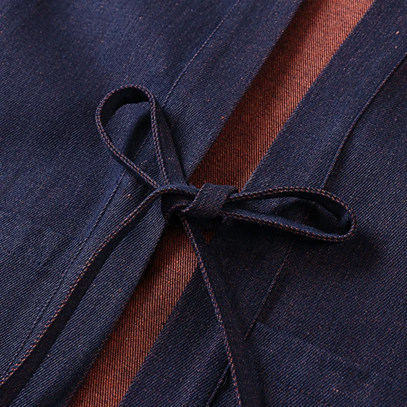 Veste kimono en denim homme | Harumi