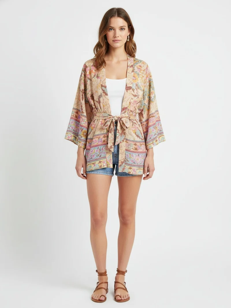 Kimono court femme | Asagao