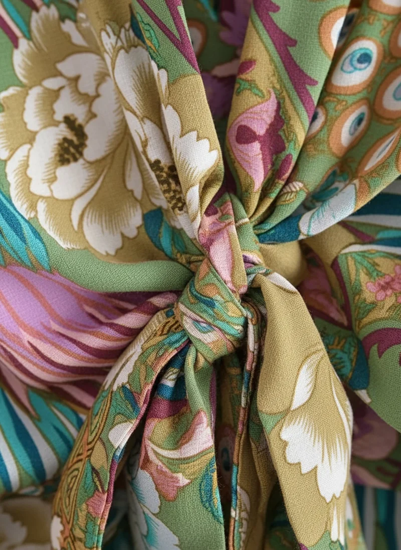 Kimono court cache-coeur femme | Miyabi