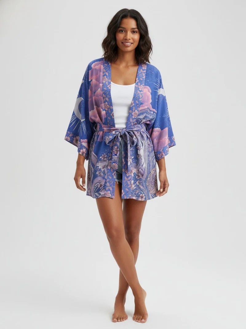 Kimono court femme | Yugure