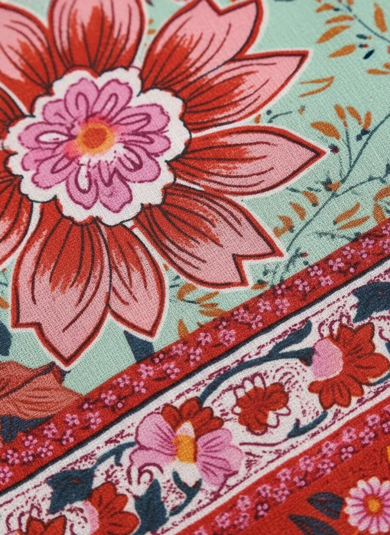 Kimono long femme fleuri | Ayame