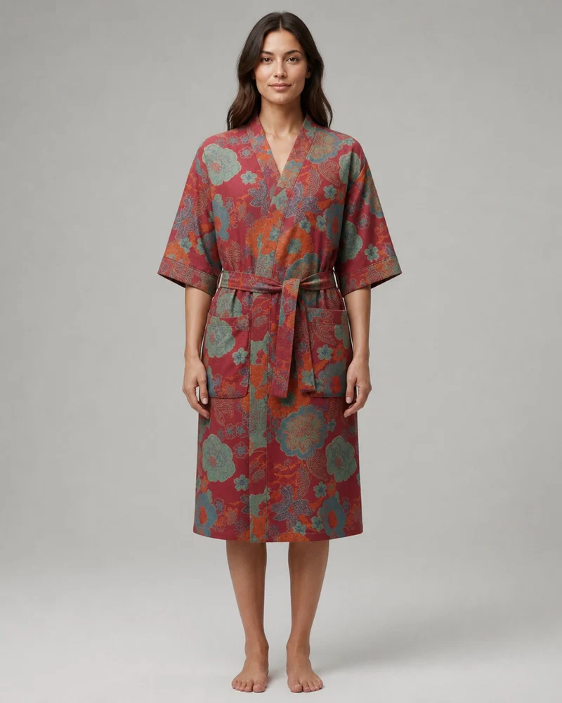 Peignoir kimono | Saki