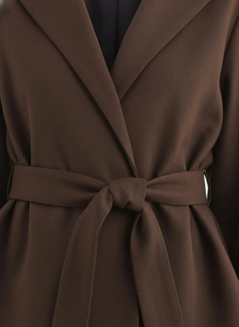 Veste kimono ceinturée chic femme