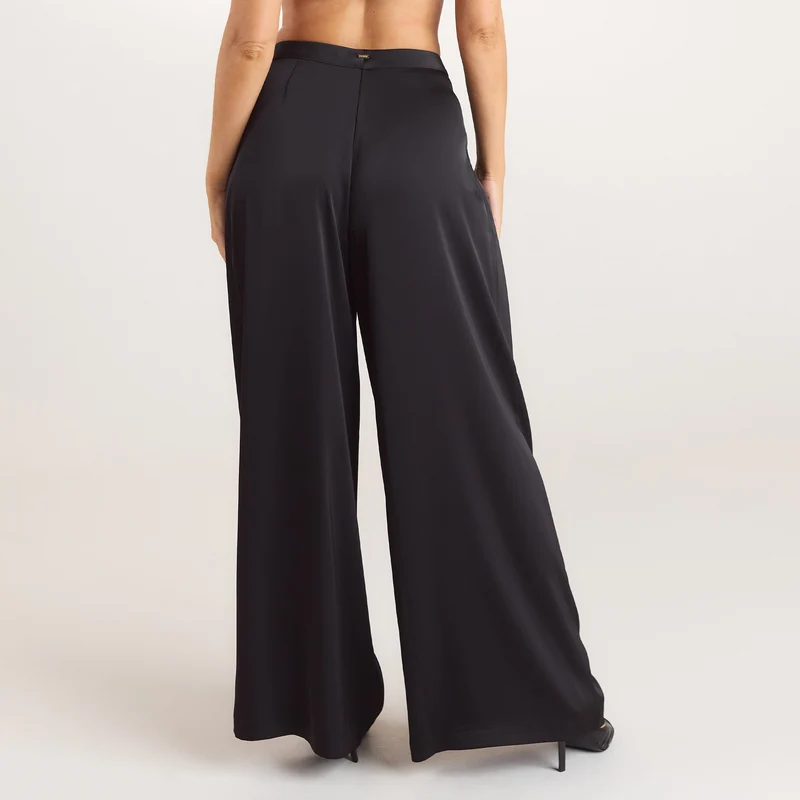 Pantalon en Satin - Noir